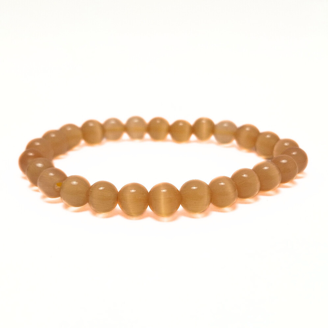 Orange Cats Eye Bracelet