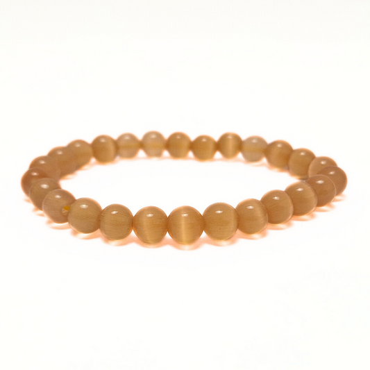 Orange Cats Eye Bracelet