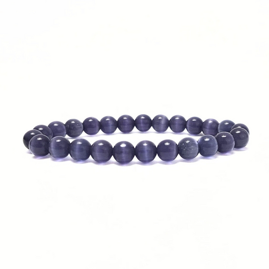 Purple Cats Eye Bracelet