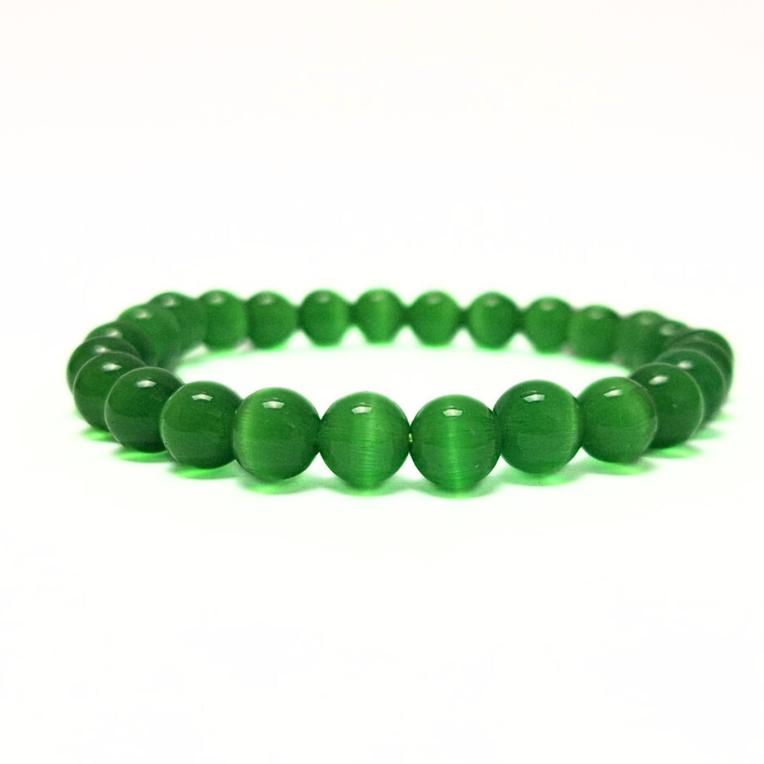 Green Cats Eye Bracelet