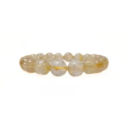 Rutilated Quartz 9mm Bracelet