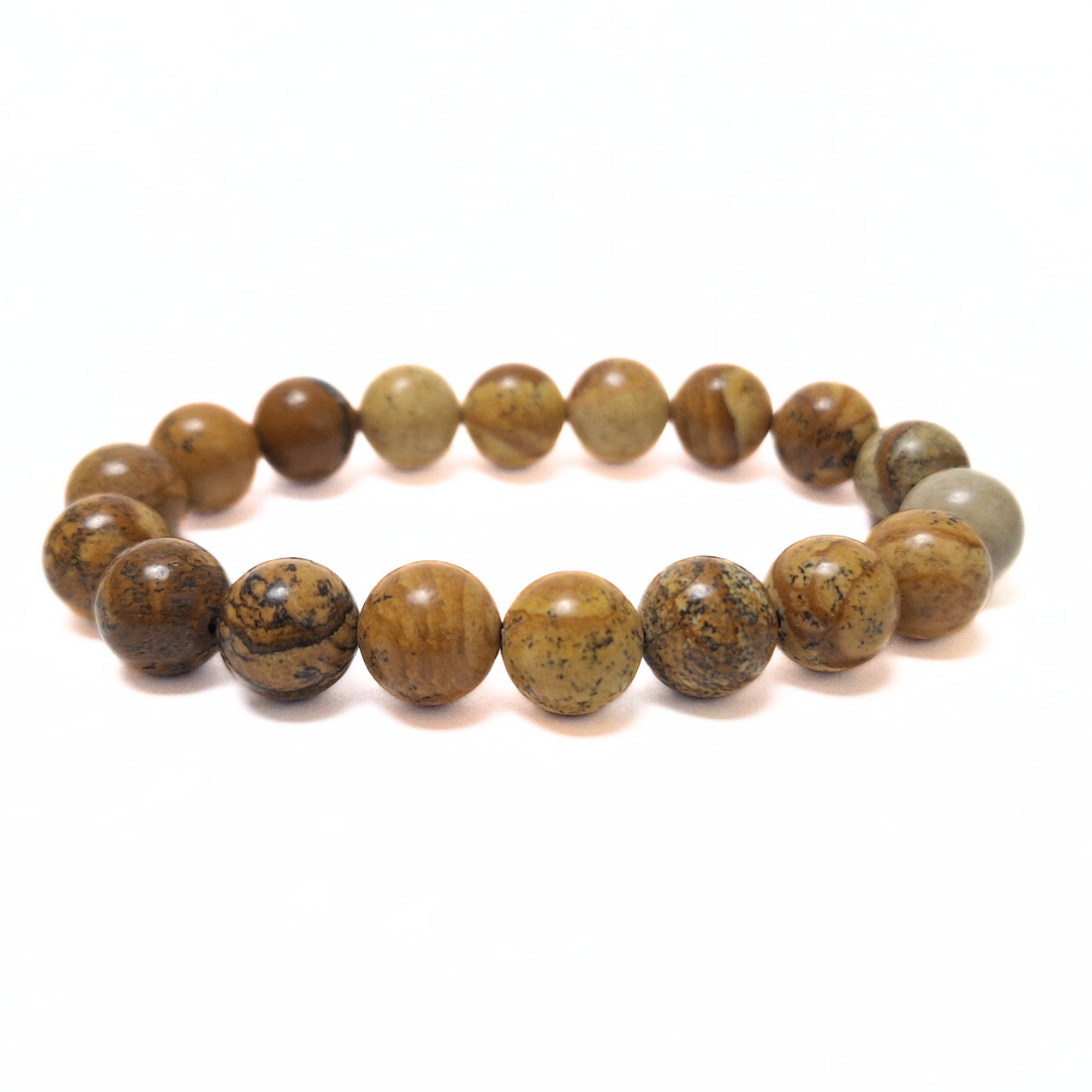 Picture Jasper 10mm Braclet