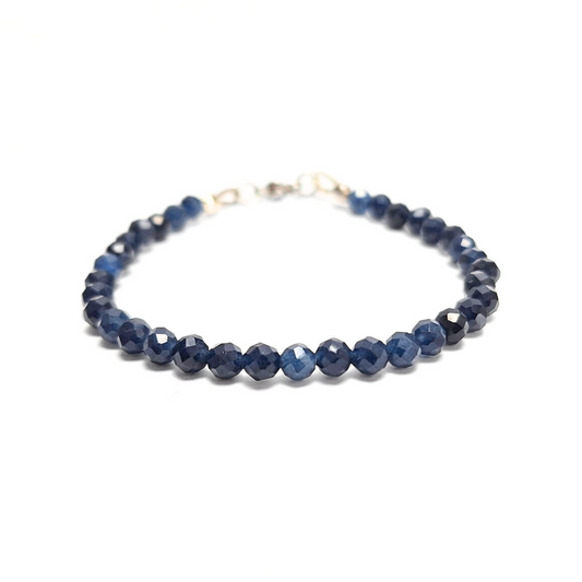 Blue Sapphire 4mm facet Bracelet