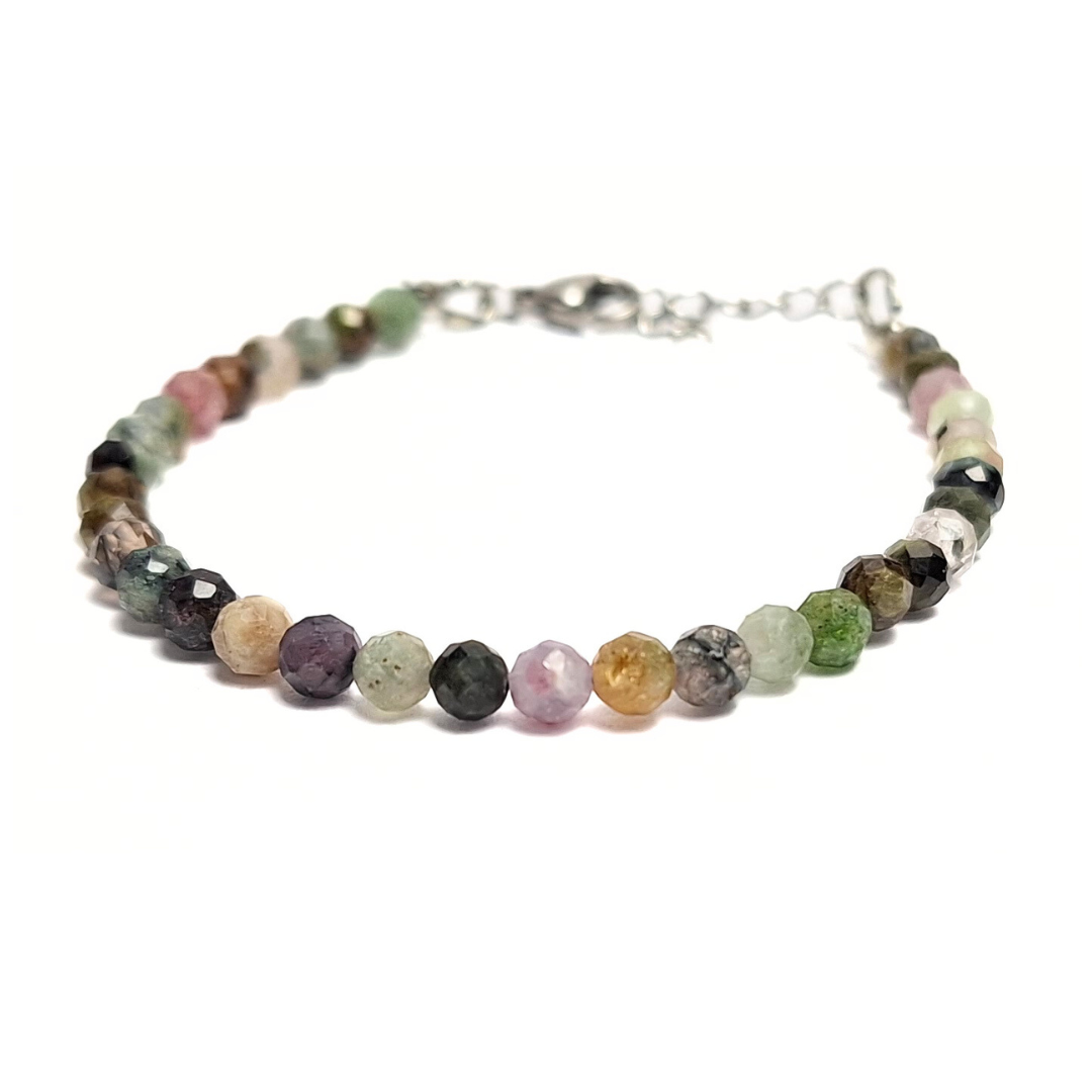 Tourmaline 4mm Facet Bracelet