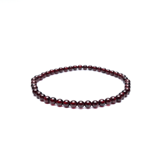 Garnet 4mm Bracelet (AAA)