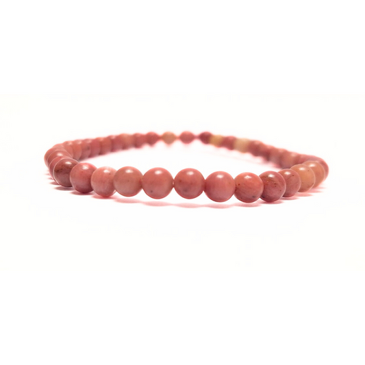 Rhodochrosite 4mm Bracelet