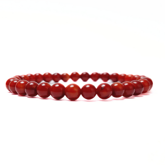 Red Coral 4mm Bracelet