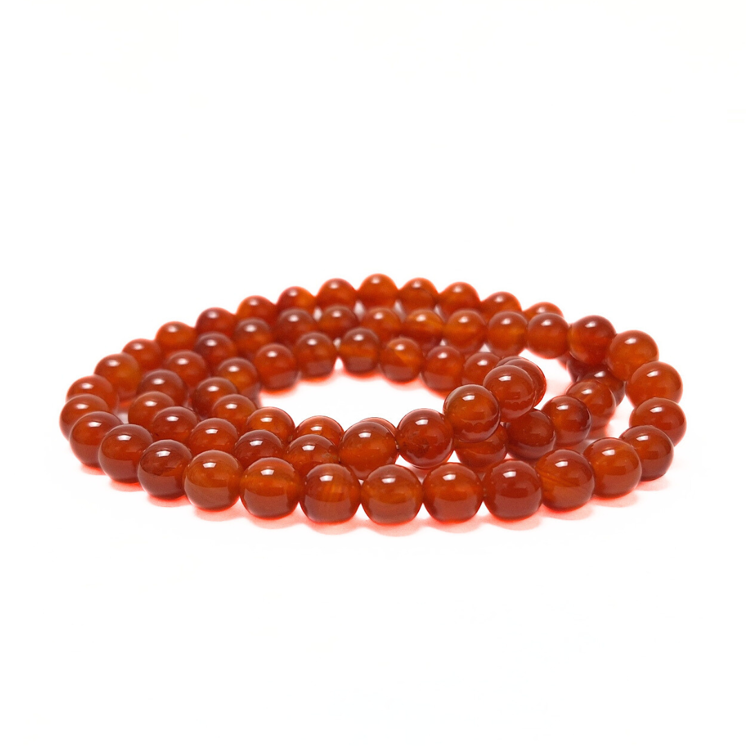 Red Agate Wrap Bracelet