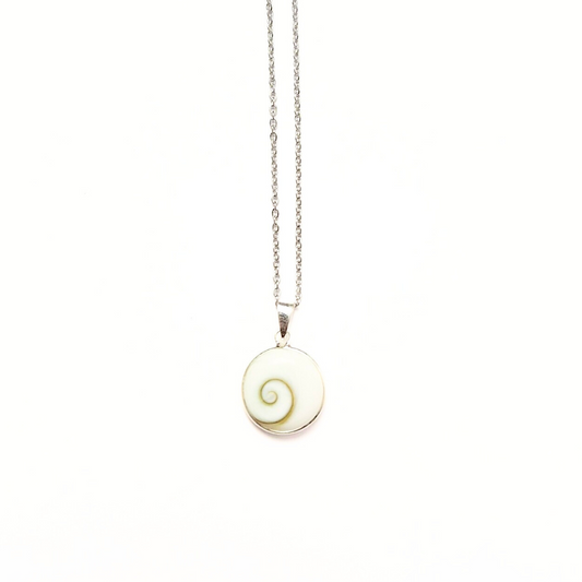 Shiva Shell 14mm Pendant |Silver