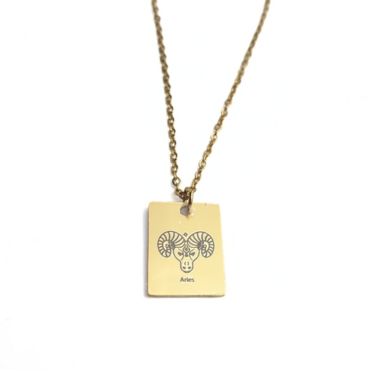 Aries Necklace (Gold Plated)
