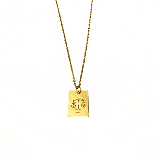 Libra Necklace (Gold Plated)