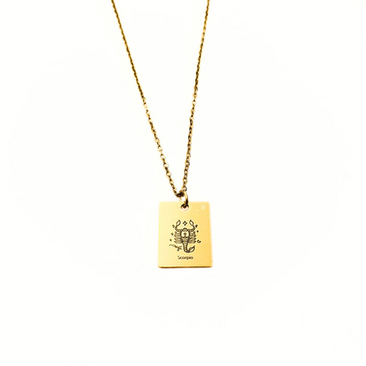 Scorpio Necklace (Gold Plated)