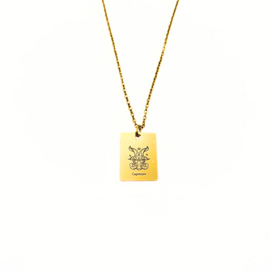 Capricorn Necklace (Gold Plated)