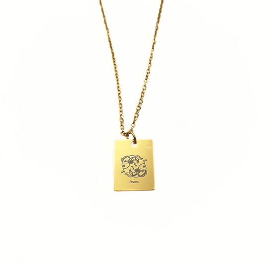 Pisces Necklace (Gold Plated)