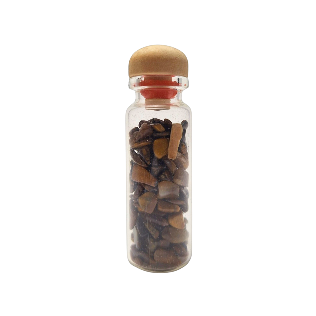 Tigers Eye Chip Jar