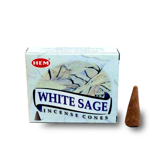 white sage cones