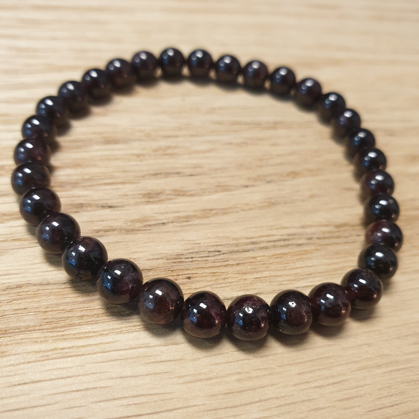 Garnet 6mm Bracelet