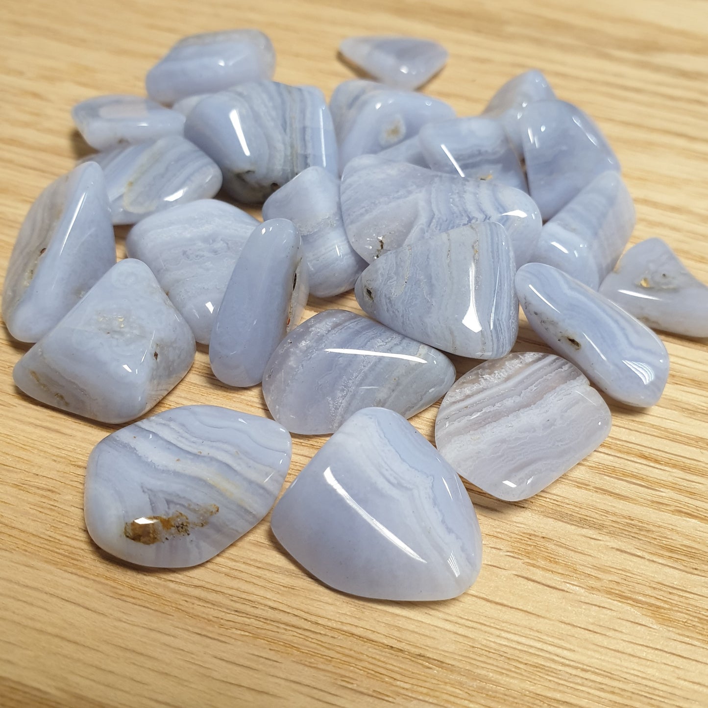 Blue Lace Agate Tumbles