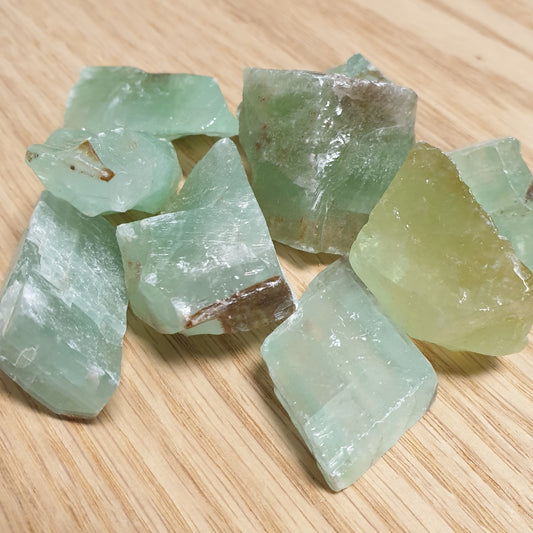 Green Calcite Raw