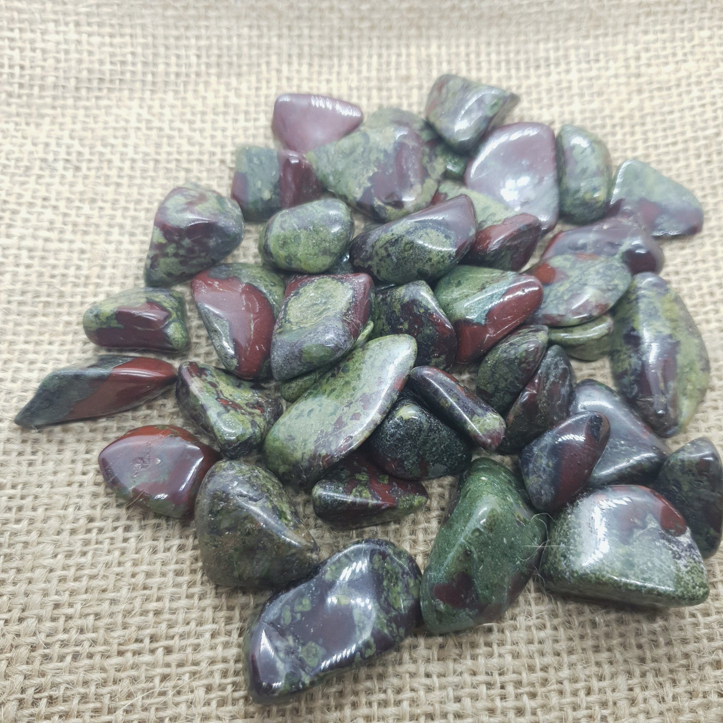 Dragons Blood Jasper Tumbles