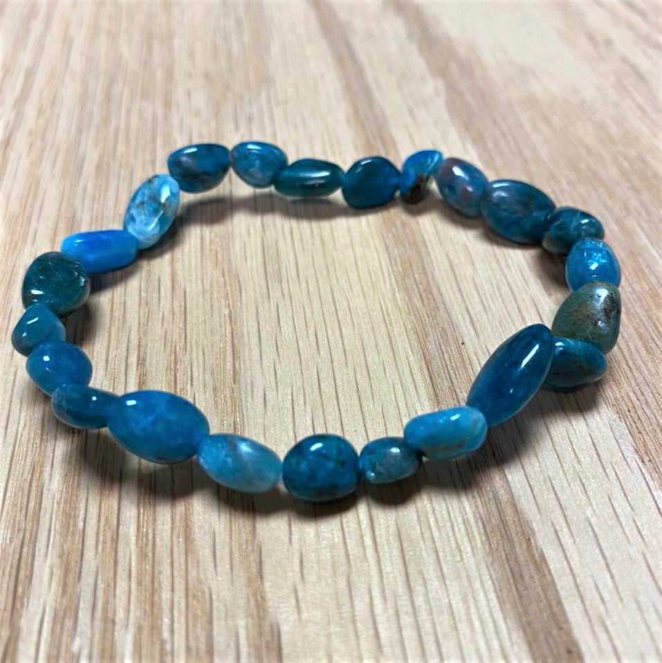 Apatite Nugget Bracelet