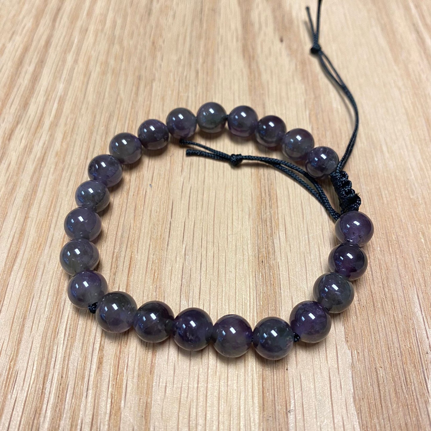 Amethyst Macrame Bracelet