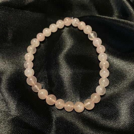 Rose Quartz 6mm Bracelet
