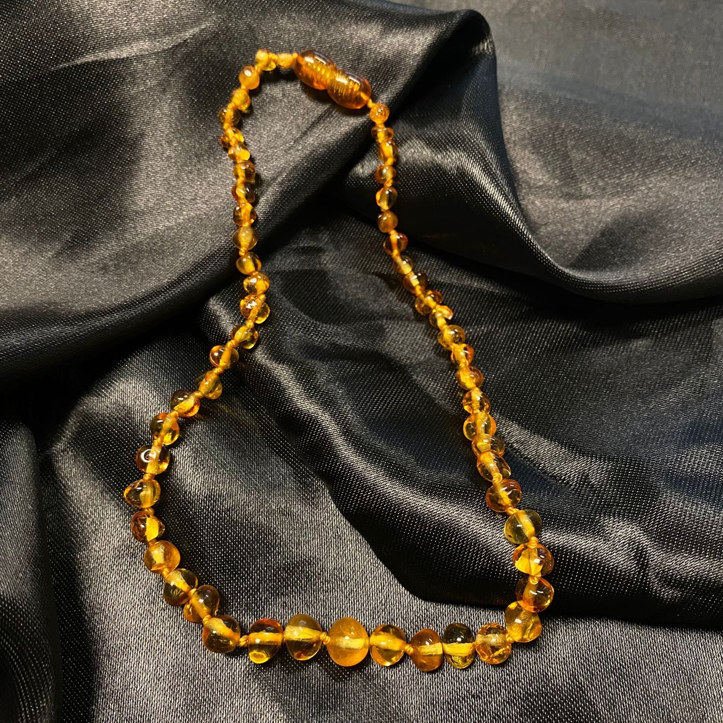 Amber Teething Necklace - Honey