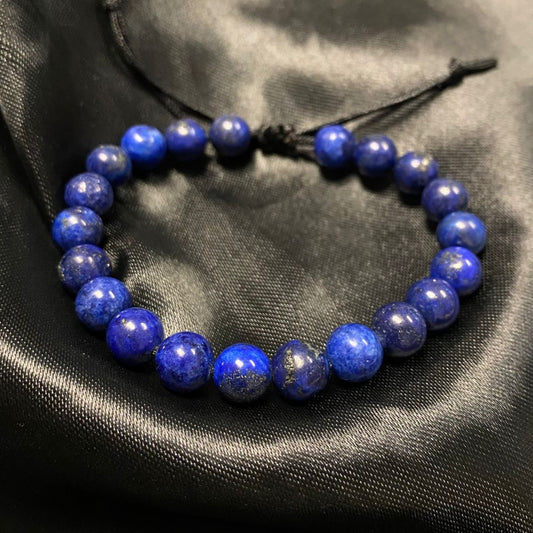 Lapis Lazuli Macrame Bracelet