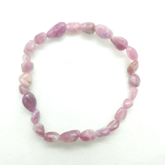 Pink Tourmaline Nugget Bracelet