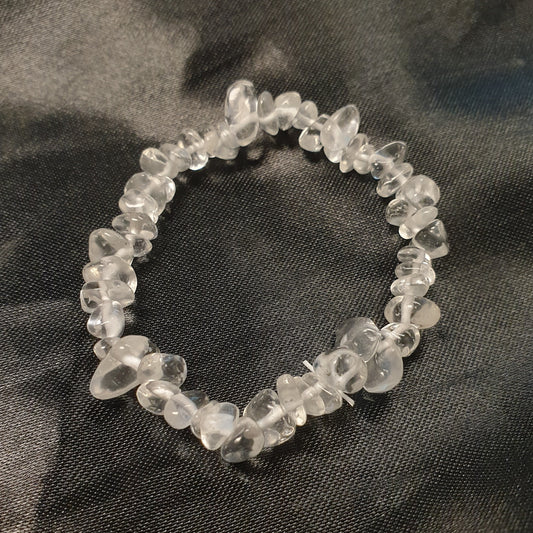 Clear Quartz Chip Bracelet