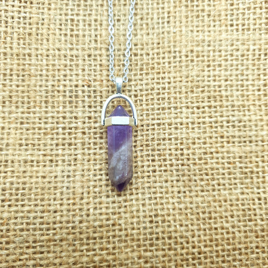 Amethyst Pointed Pendant
