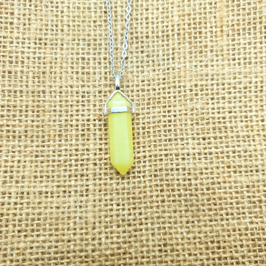 New Jade Pointed Pendant
