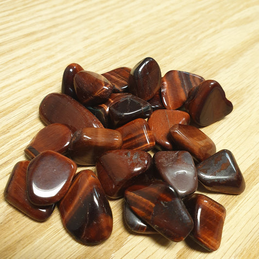 Red Tigers Eye Tumbles