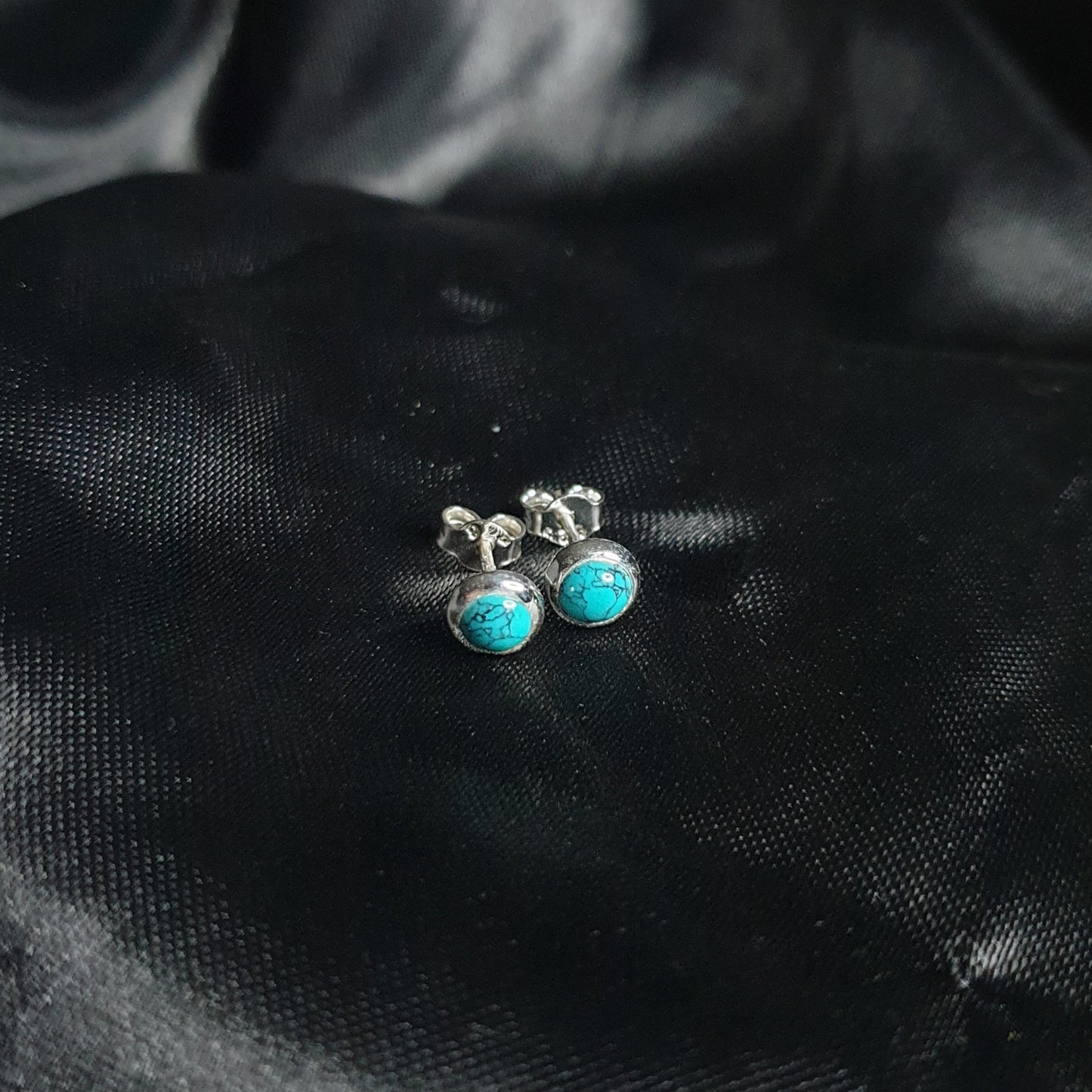 Turquoise Studs |Silver