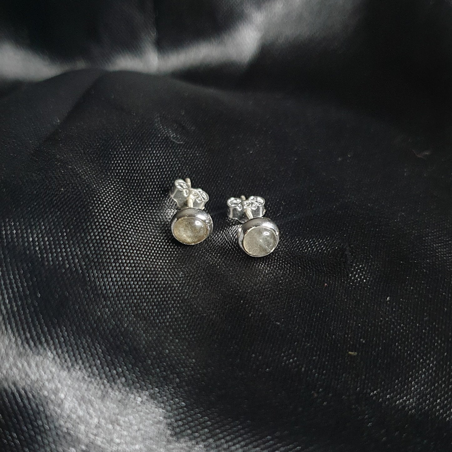 Labradorite Studs |Silver