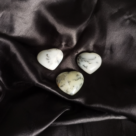 Dendritic Opal 40mm Heart