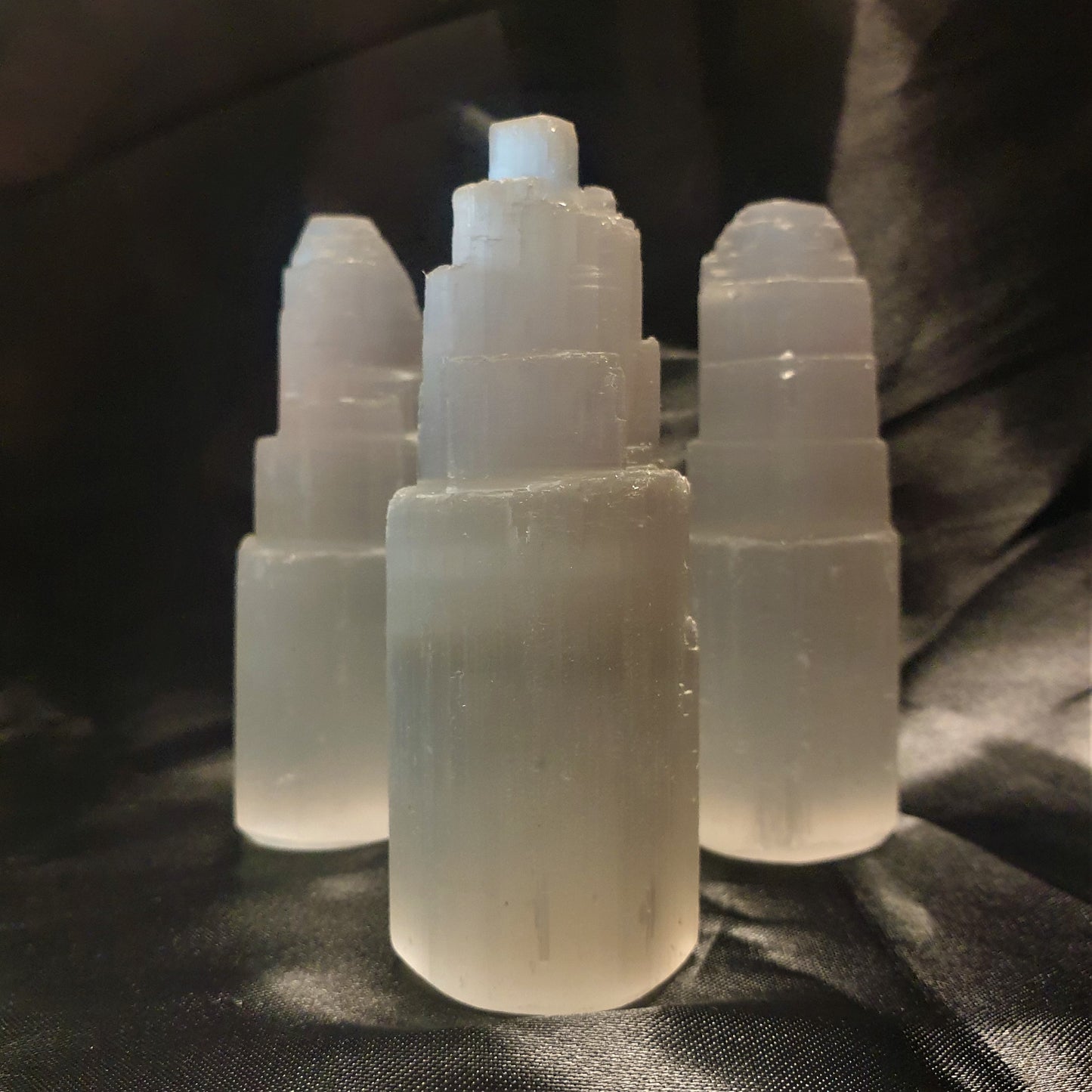 Selenite 10cm Tower