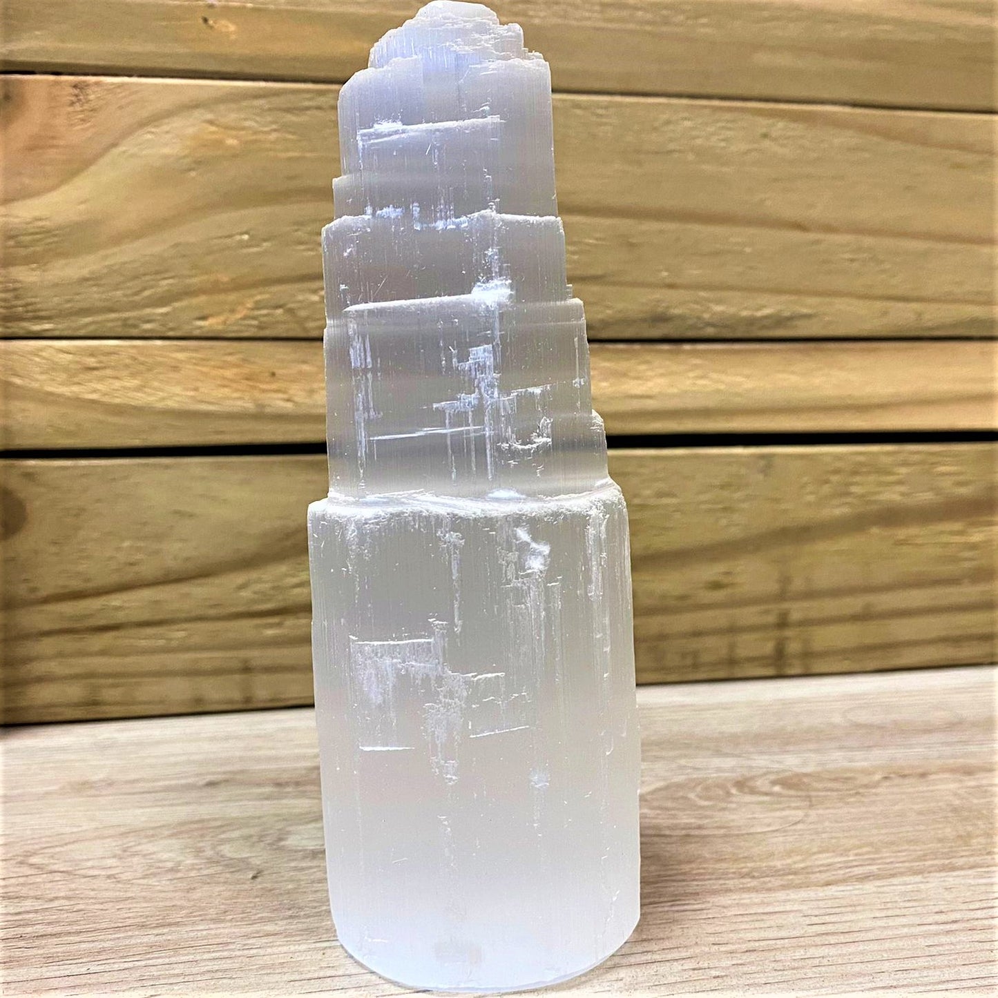 Selenite 15cm Tower