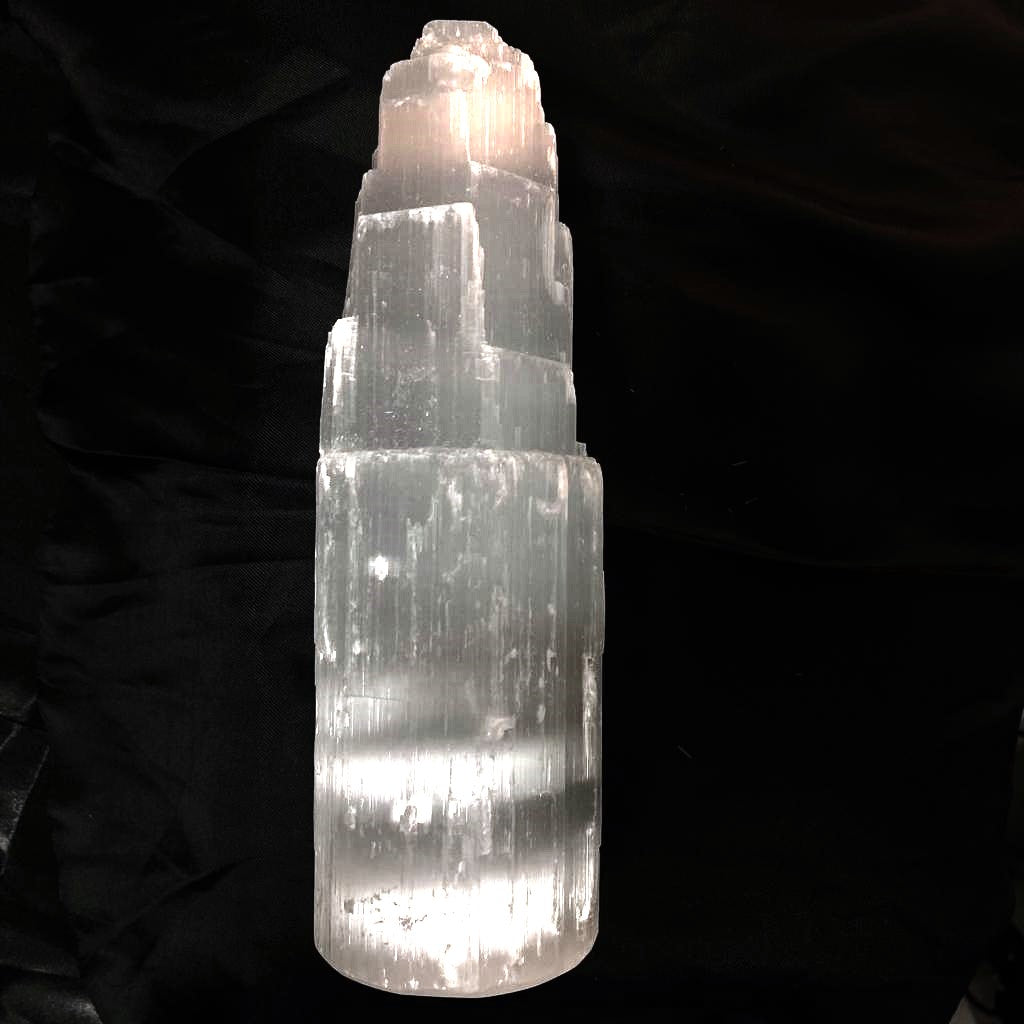 Selenite 20cm Tower