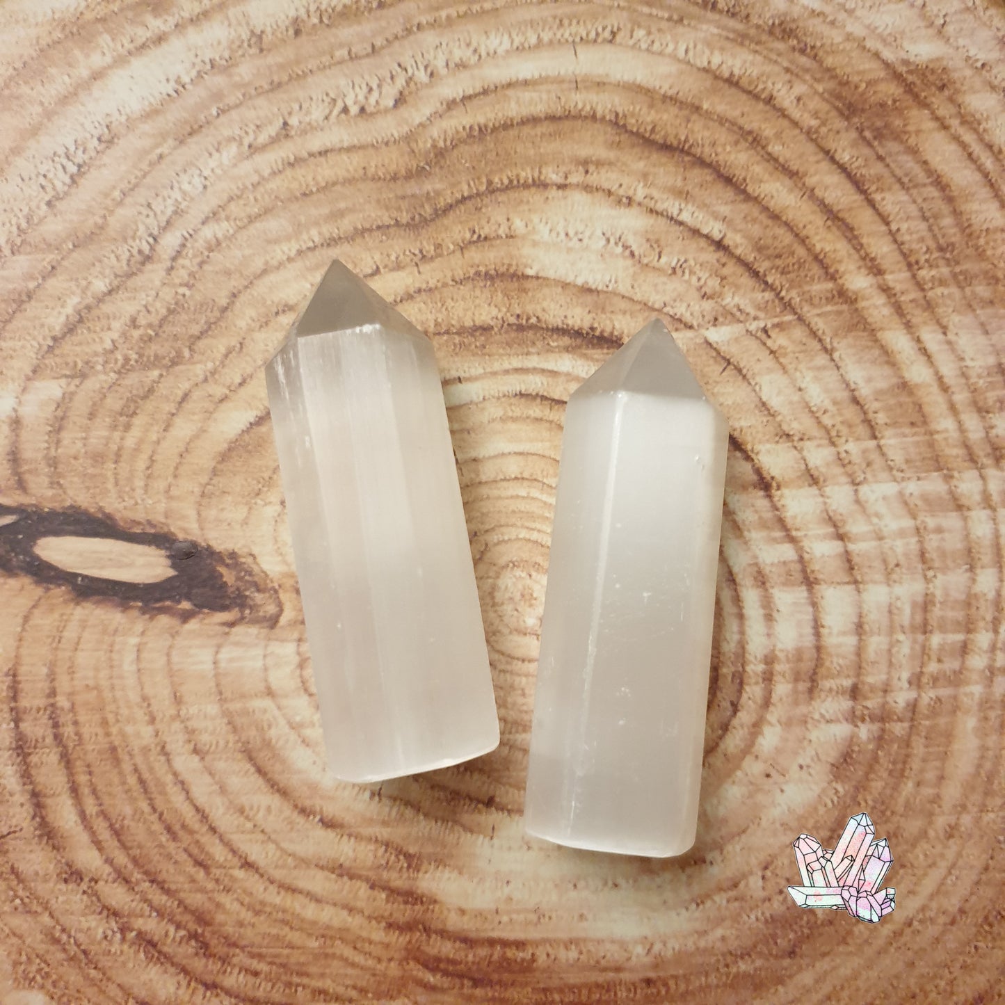 Selenite Point 65 - 80mm