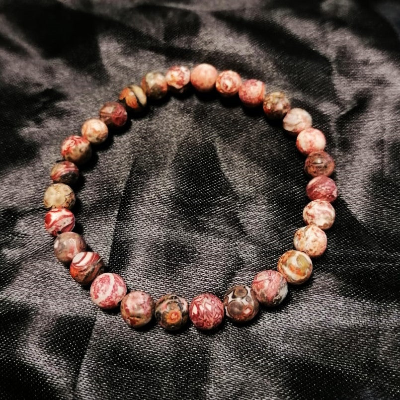 Leopard Skin Jasper 6mm Bracelet