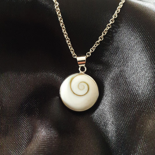 Shiva Shell 15mm Pendant |Silver