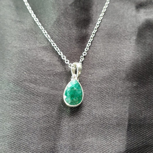 Emerald Classic Pear Pendant