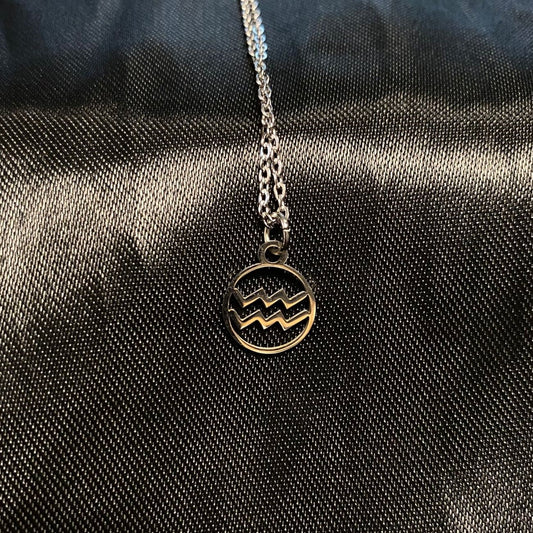 Aquarius Charm Necklace