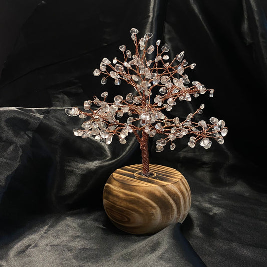 Clear Quartz Gemstone Tree