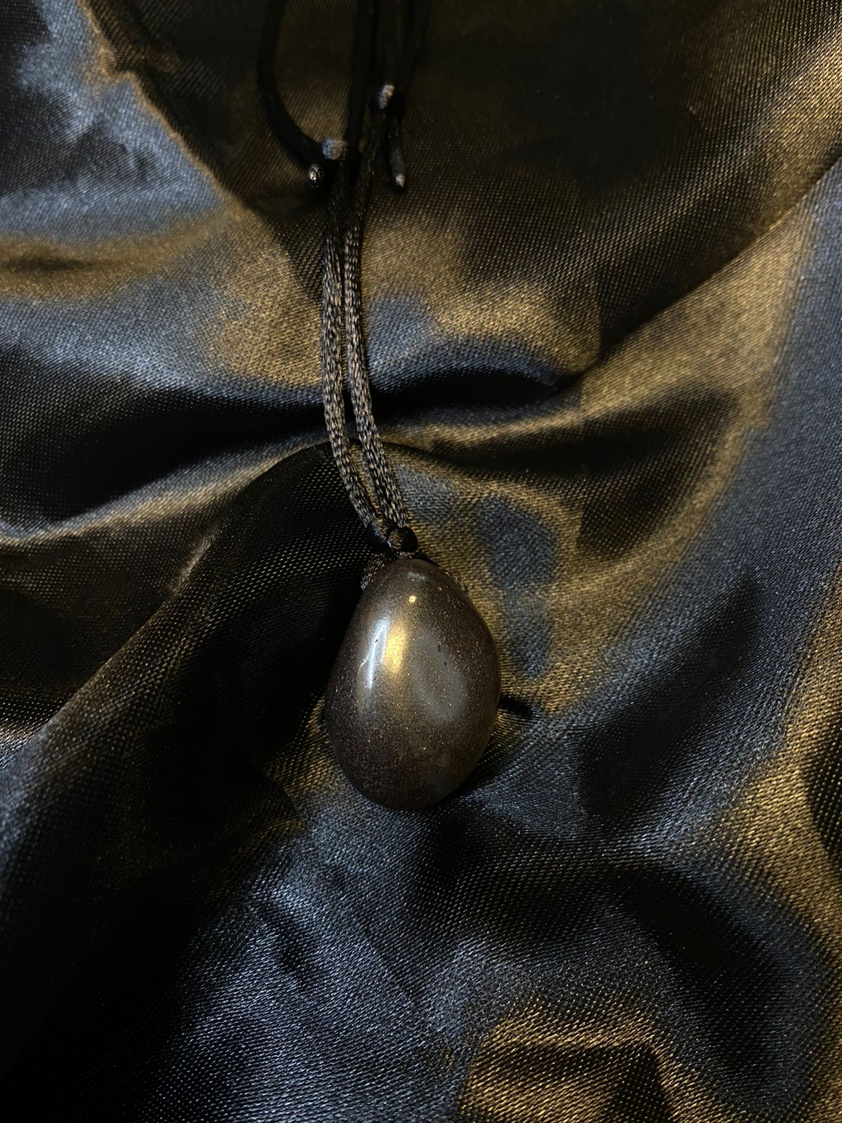 Hematite Drilled Tumbled Pendant