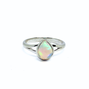 Opal Tear Ring |Silver