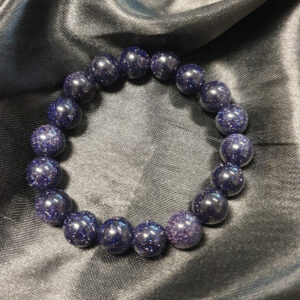 Blue Goldstone 10mm Bracelet