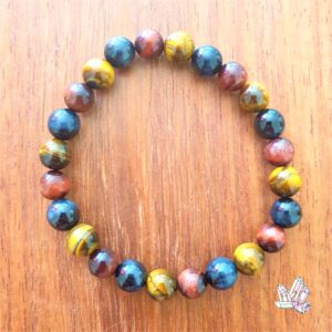 Triple Tigers Eye Bracelet